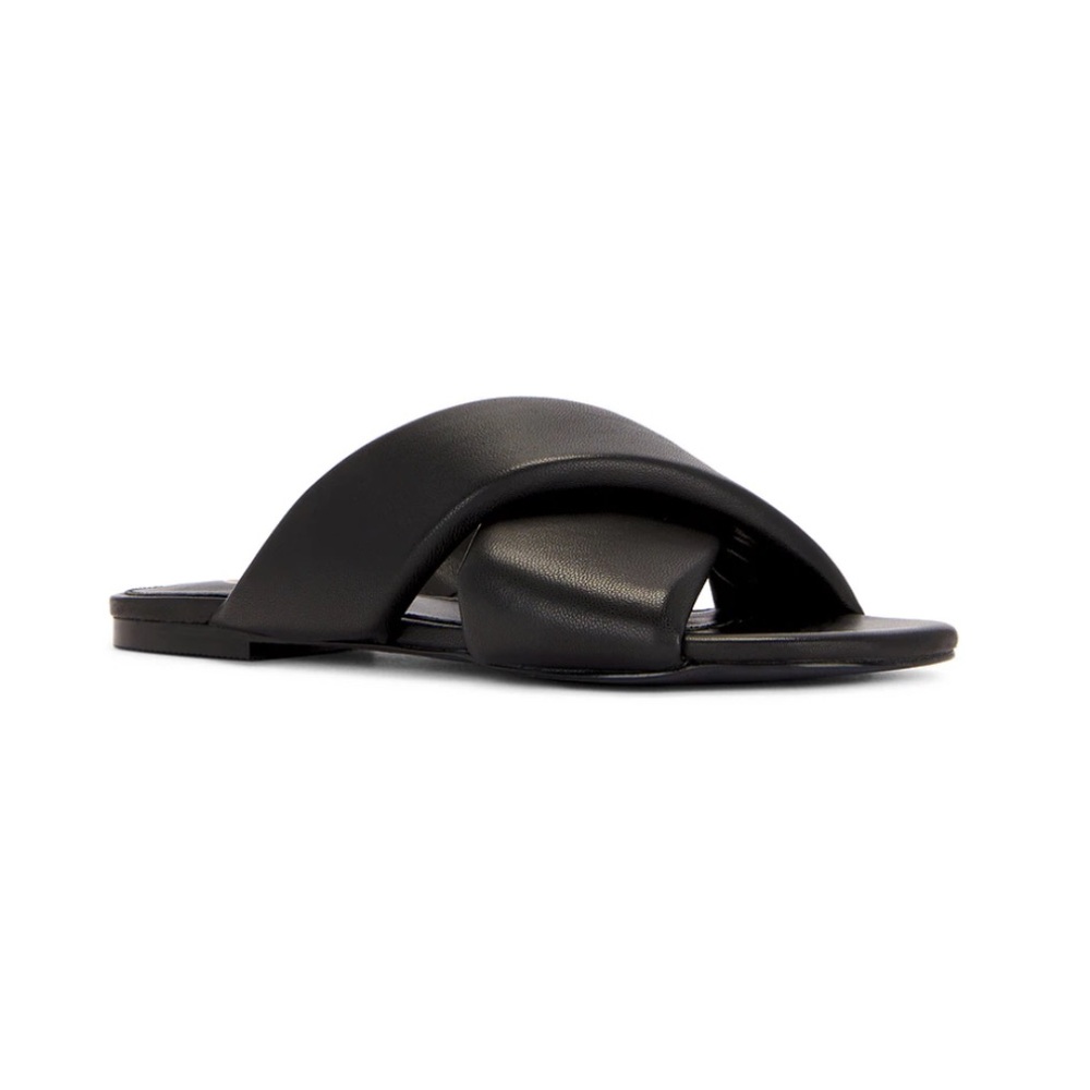 House of Harlow Samman Slide in Black, Size: 7